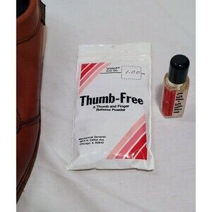 Vintage Bowling Thumb and Finger Release Powder - Liquid Bandage Bottle